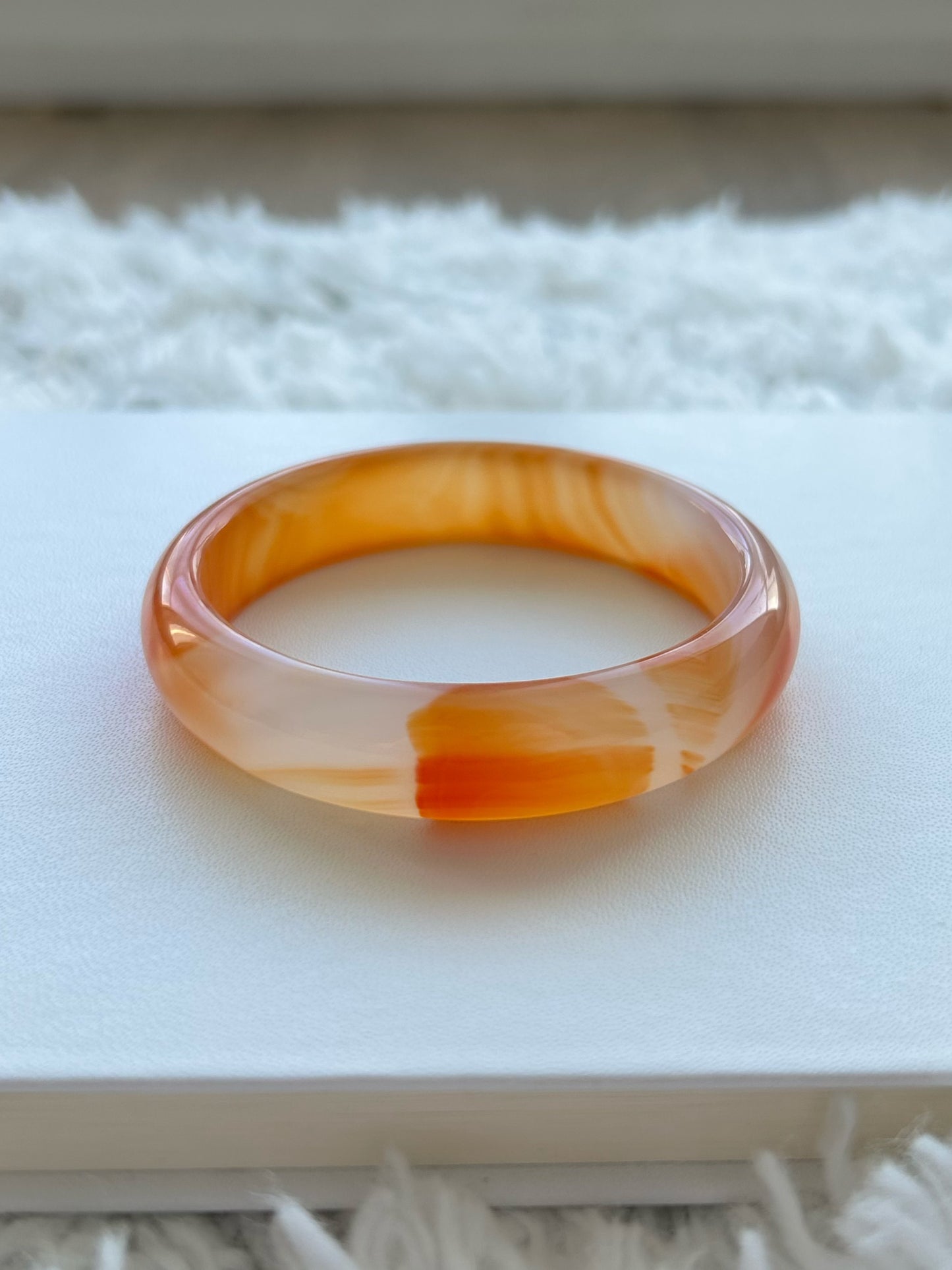 Orange Pop - Agate Bangle