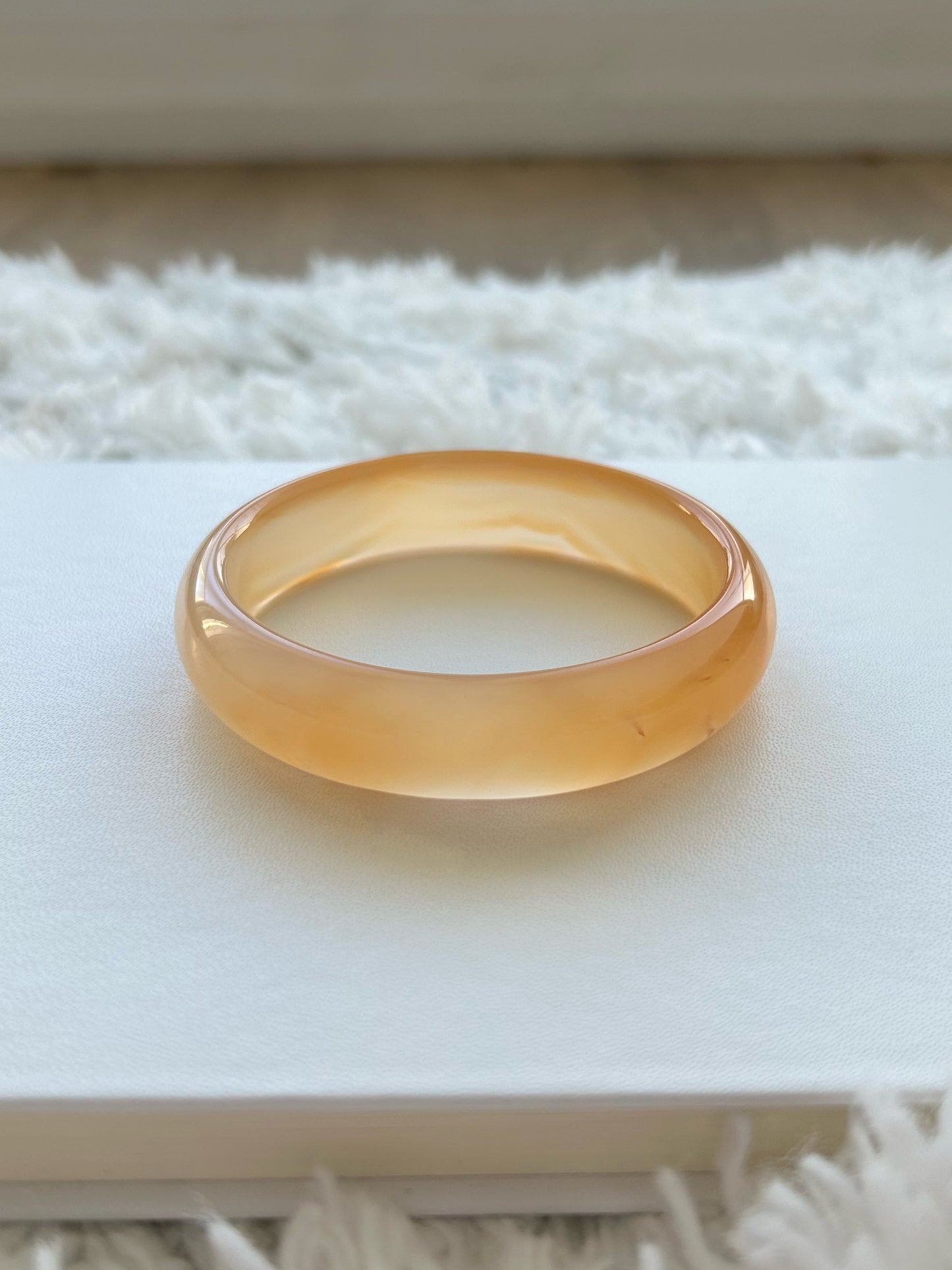 Marmalade - Orange Agate Bangle