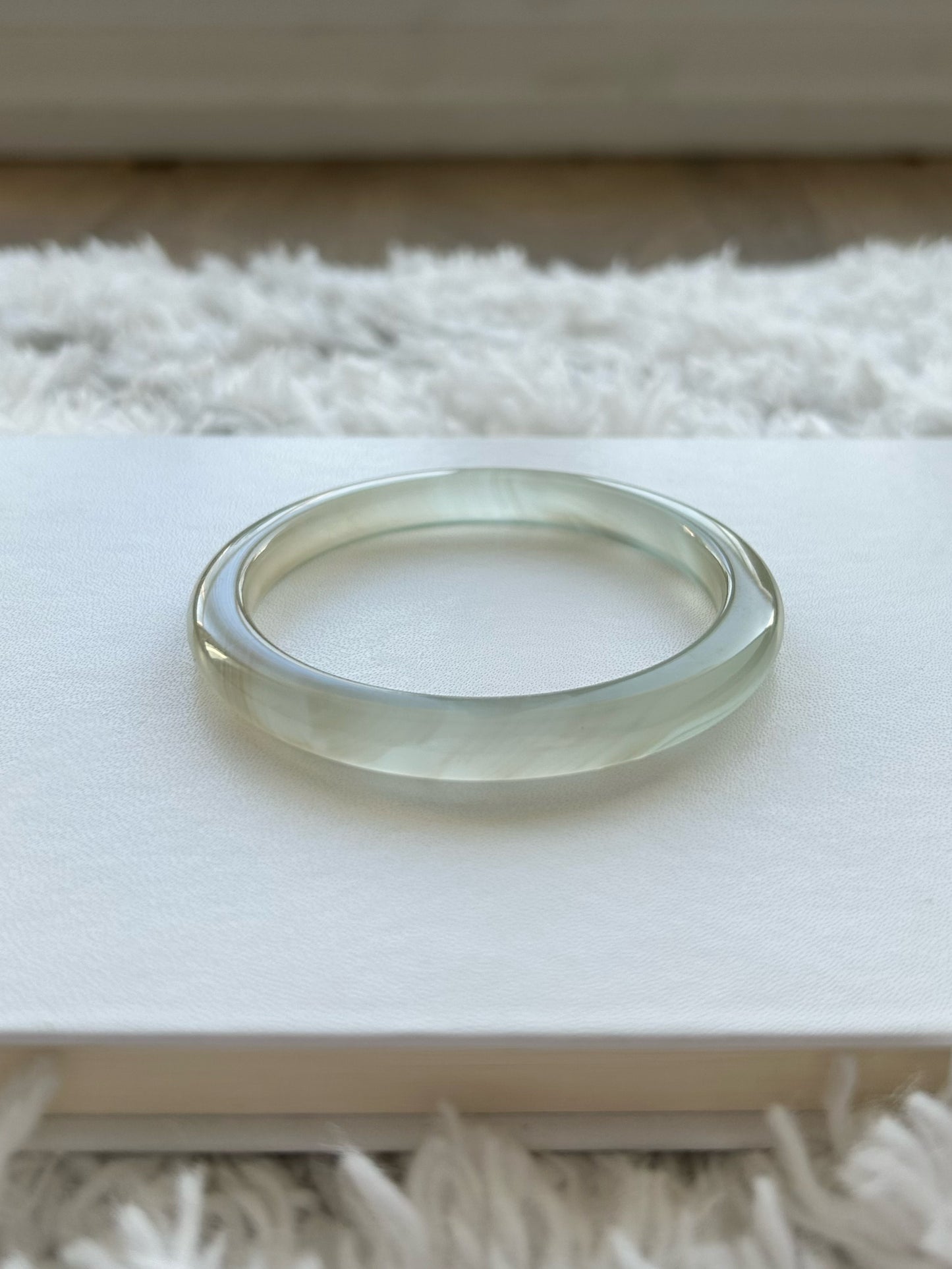 Serenity - Green Agate Bangle